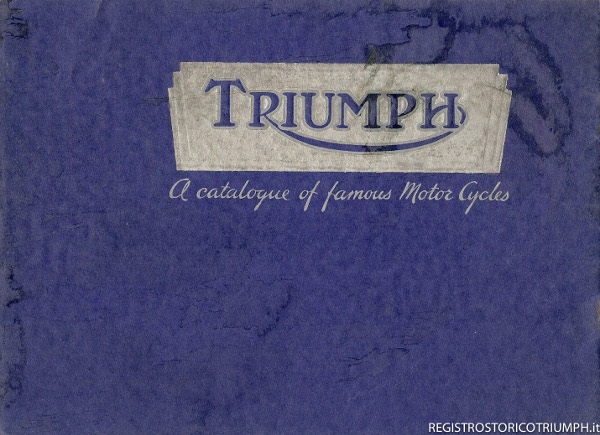 Catalogo Triumph 1937