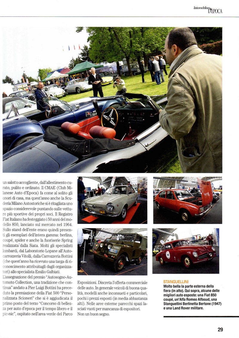 2014 Maggio Automobilismo Epoca Registro Storico Triumph