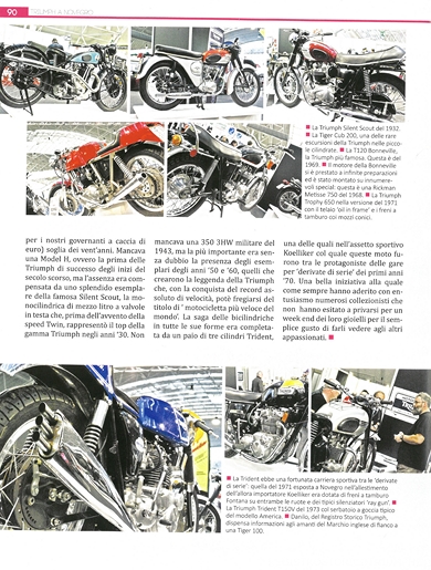 2015 Novembre Mitiche Inglesi Registro Storico Triumph Novegro Mostra Scambio