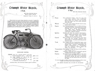 1905 - Catalogo Triumph