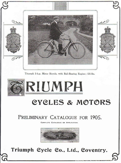 1905 - Catalogo Preliminare Triumph
