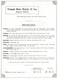 1907 Catalogo Triumph