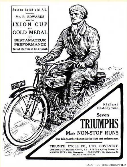 1913 - Pubblicità Triumph