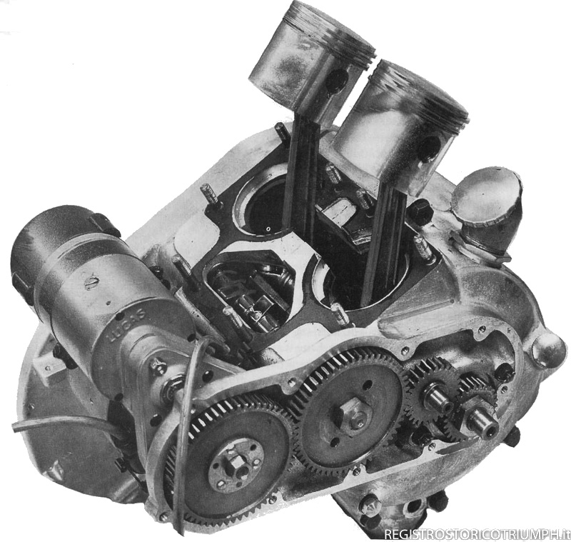 1934 - motore twin della Model 6/1 progettata da Val Page