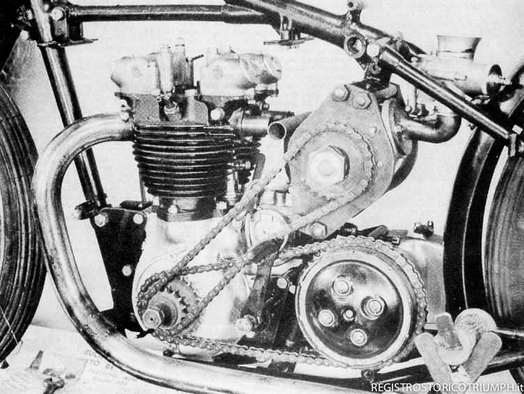 1938 - Bicilindrico della Speed Twin con compressore