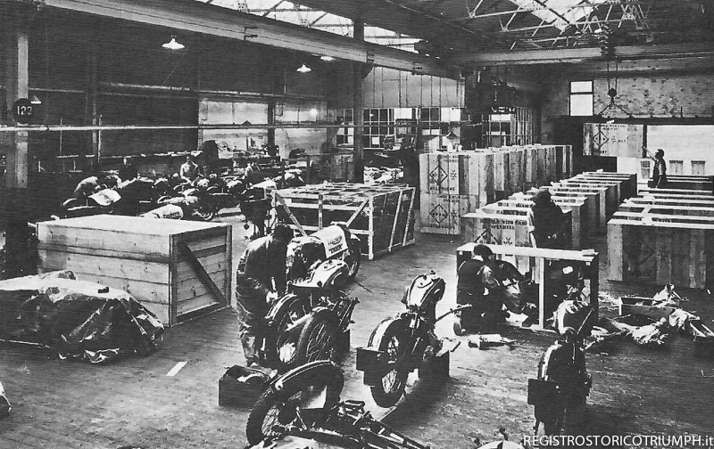 1939 - Linea assemblaggio Triumph (Coventry)