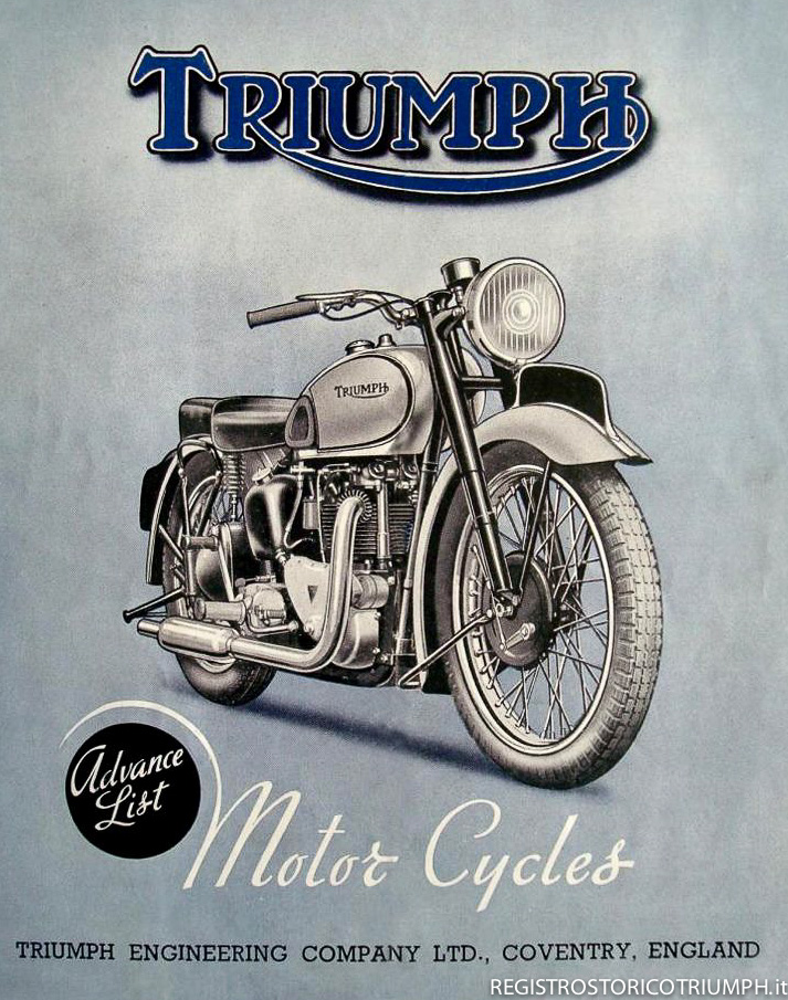 1946 - Copertina catalogo Triumph