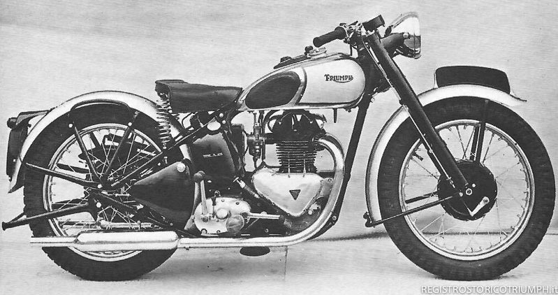 1946 - Prototipo Triumph Tiger 85 mai entrata in produzione