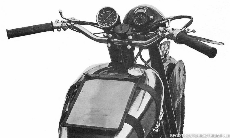 1948 - La Speed Twin modificata con il gruppo termico del Generatore RAF che corse l'ISDT