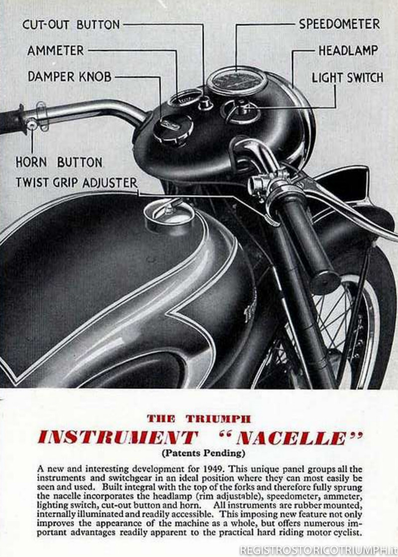 1949 - la famosa "Nacelle" dal catalogo ufficiale