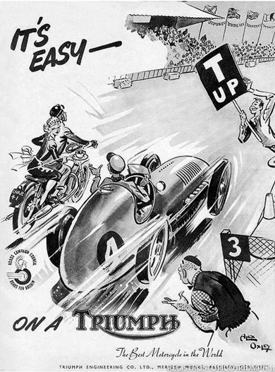 1945 Triumph Alex Oxley