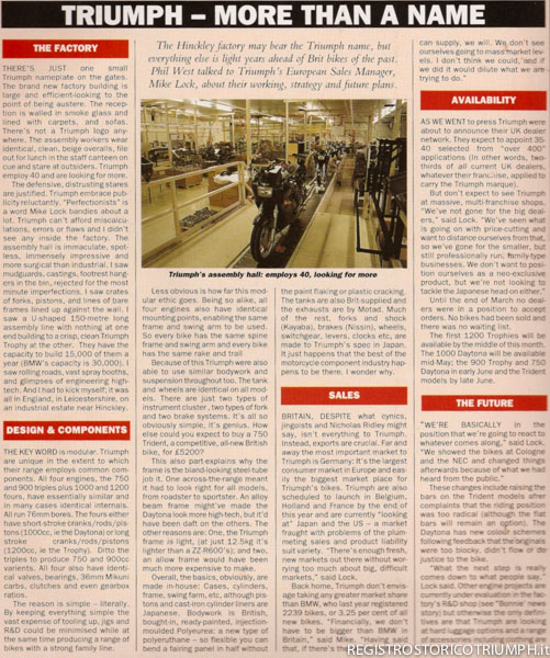 1991 - Triumph Factory