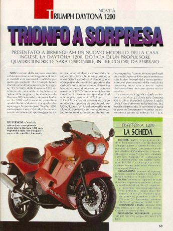 MY1993 Triumph Colonia 1992 