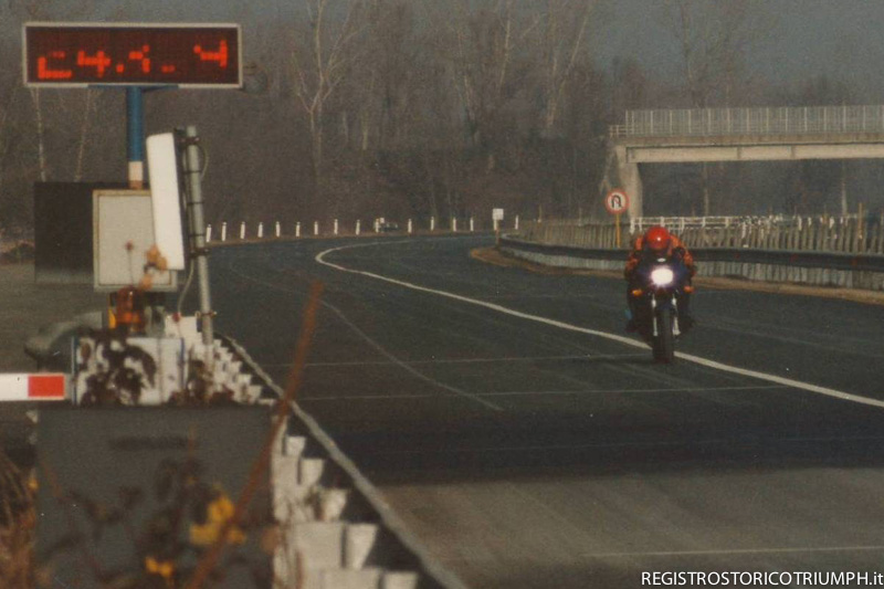 1992 - Prove di omologazione della Trophy 1200