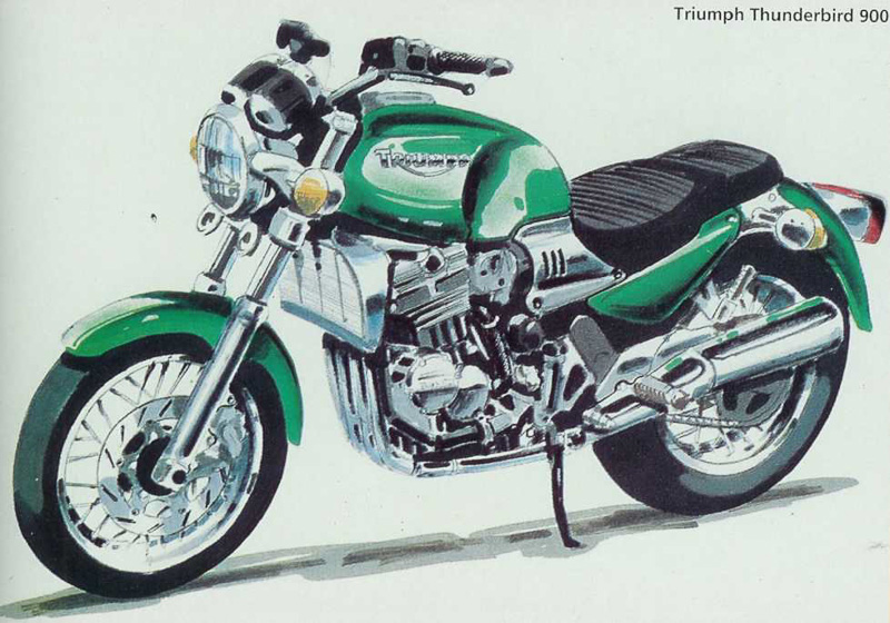 Bozzetto Triumph Thunderbird