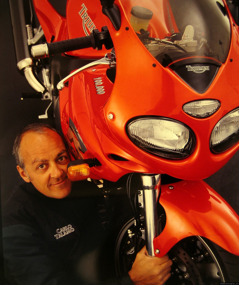 2000 - Carlo Talamo e la Triumph RS 100.000