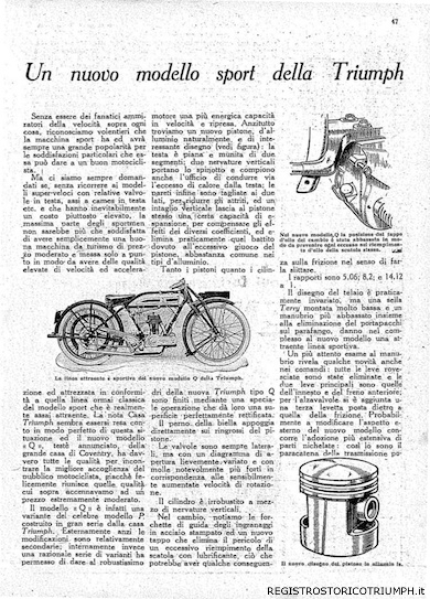 Triumph QA Sport
